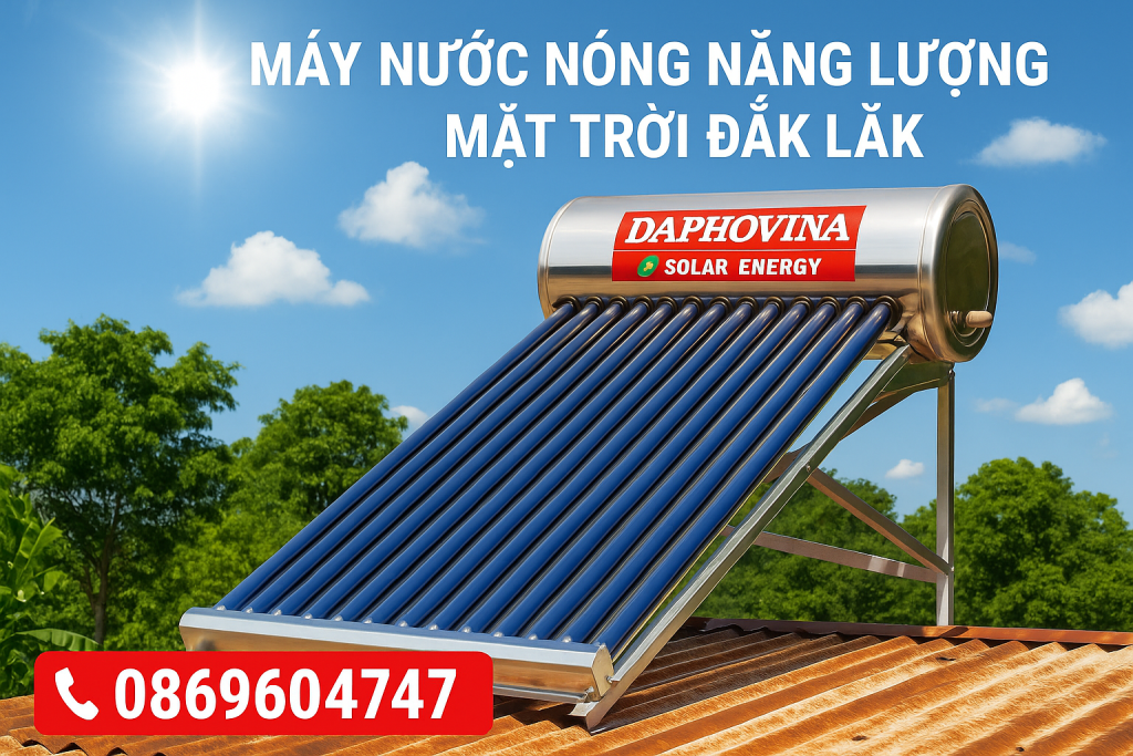 Máy Nước Nóng Năng Lượng Mặt Trời 160L Dùng Cho Mấy Người ? 2 Máy nước nóng năng lượng mặt trời Đăk Lăk