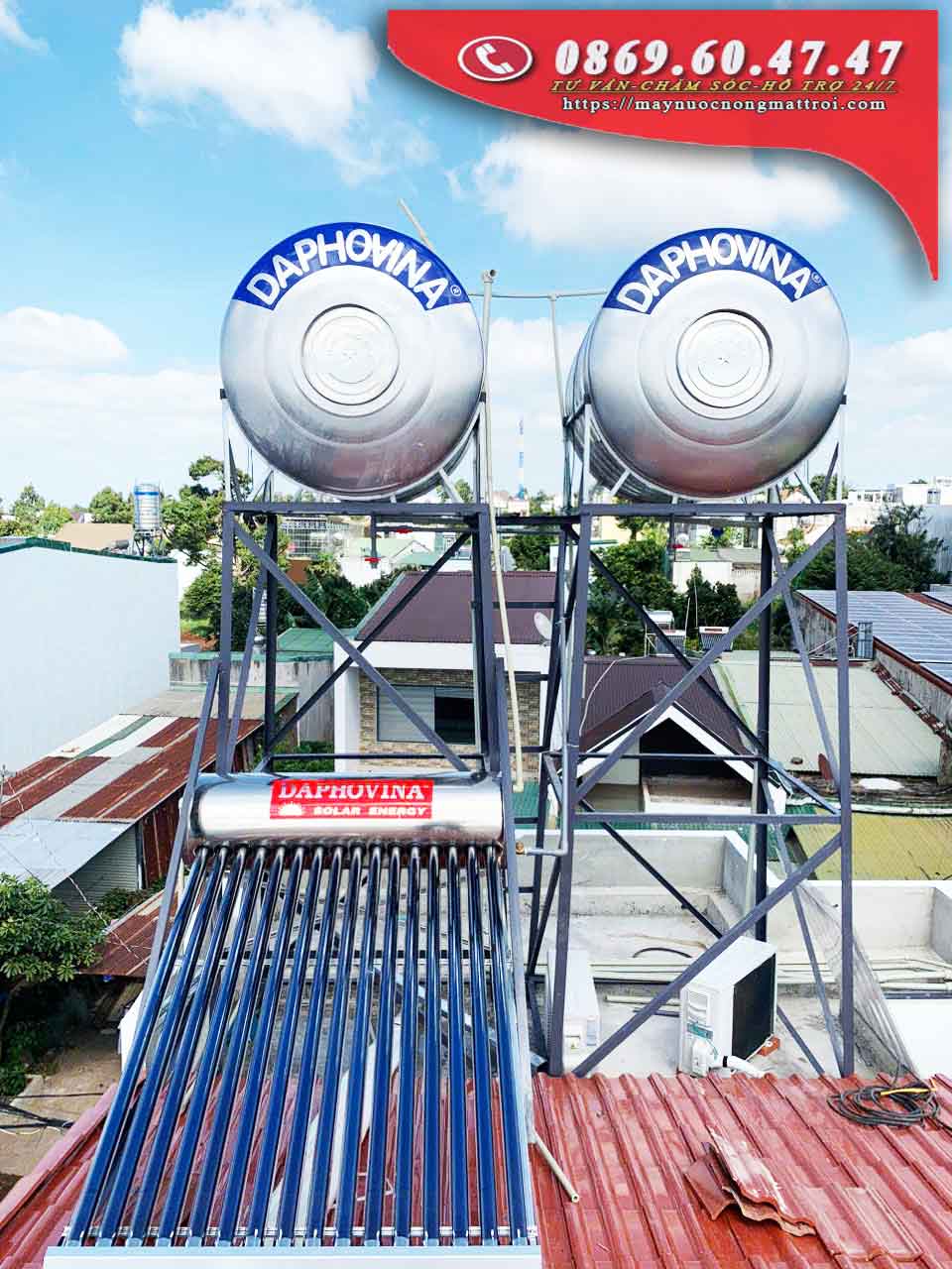 MÁY NƯỚC NÓNG NĂNG LƯỢNG MẶT TRỜI ĐĂK LĂK