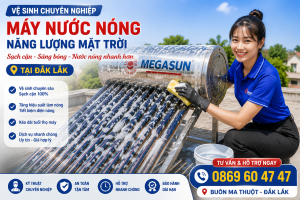 THAY RON VỆ SINH MÁY NƯỚC NÓNG MẶT TRỜI
